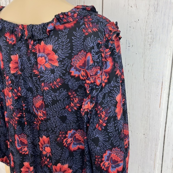 NWT Jessica Simpson Lucia Lace Up Blouse - Picture 11 of 13